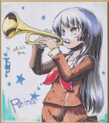 今日の色紙＃127「高坂麗奈」