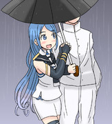 傘を忘れた五月雨