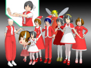 【MMDボカロUTAU東方艦これetc】みんなでXmas服2016【モデル配布】