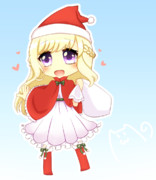 サンタなホワイトパンジーお姉ちゃん