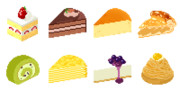 【ドット絵】ケーキ