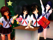 【MMDクリスマス】織木野学園からメリークリスマス！
