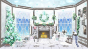 【MMDステージ配布】クリスマス部屋