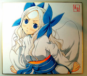 冬コミ色紙① 朝風