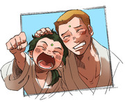 「全然似てないだろ？」