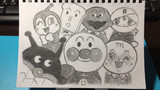 アンパンマンを描いてみた。