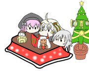 クリスマスこたつ鯖