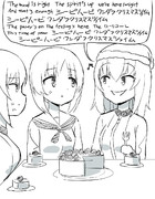 クリスマスソングを歌うエリカ