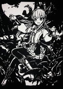 吸血姫・ヴァンピィ 切り絵