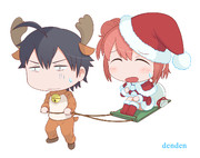 サンタガハマさんとトナカイ八幡