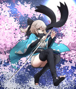 桜舞う神速の剣士