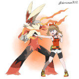 ハルカとメガバシャーモ