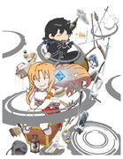 でふぉ版 ☆ ＳＡＯ Blu-ray Box パッケージ イラスト ※ メディバン ペイント