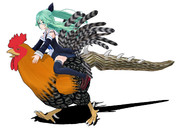 尾長鶏 ニコニコ静画 イラスト