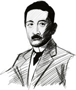 夏目漱石 ニコニコ静画 イラスト