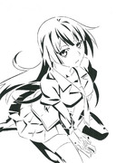 【切り絵】化物語 戦場ヶ原ひたぎ