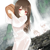 滝行 ニコニコ静画 イラスト
