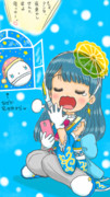 夜更かし ニコニコ静画 イラスト