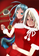武蔵さんと清霜ちゃんのクリスマス