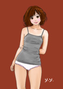 タンクトップ（模写）