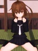 女の子座りしたときの文月ちゃんのふともも