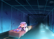 海底トンネル寝台トロッコの旅inMinecraft