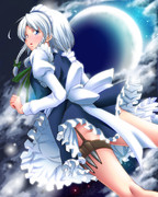 ふとももにナイフホルダー ニコニコ静画 イラスト