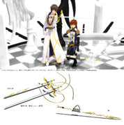 【MMDギアス】皇帝の剣CLAMP版_v1.0【アクセサリ配布】