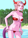 水着のベニーギョさん