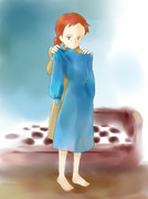 アンと膨らんでない袖