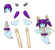 東北きりたんクリーチャーきりおね（仮） 多関節セット付き