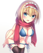 水着マフラーアリス