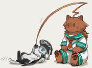 釣られる子猫ヲ級