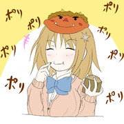 自分が鬼役だから豆を何個も食べても大丈夫と思っている三村かな子