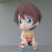 NEWGAME! ねんどろいど風 篠田はじめ+仮面ライダー