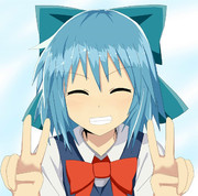 チルノちゃんのニコやかダブルピース