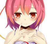 何かをささやく さとりん[うごイラ]