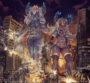 レムとハクの散歩