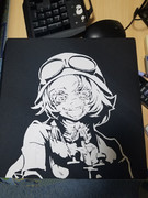 切り絵でターニャちゃんを作ってみた