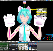 【MMD】ぬこ耳・ぬこ手（ねこ手・ねこ耳）モデル配布