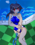 競泳水着風大鯨