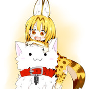 くびわつきけもの ニコニコ静画 イラスト