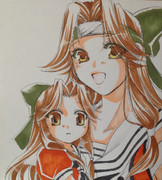 神通ちゃん改二とLV1神通ちゃん