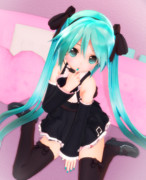 あぴミクちゃんの上目遣いかわいい