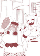 ほっぽとむっぽの豆まき♪