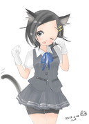 ウチの猫耳どーお？