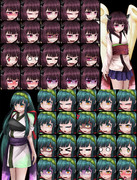 東北ずん子&東北きりたん 立ち絵素材