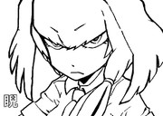 ハシビロコウさんをマウスで描いた。