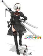 ニーアオーマタ（紳士枠）