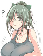 提督？さっきからチラチラ見てるけど顔に何かついてる？